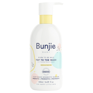 Bunjie Baby Top to Toe Wash 500mL 宝宝沐浴乳 澳洲代购
