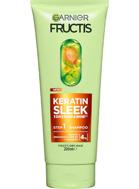 Garnier Fructis Keratin Sleek Shampoo 200mL 洗发水 澳洲代购