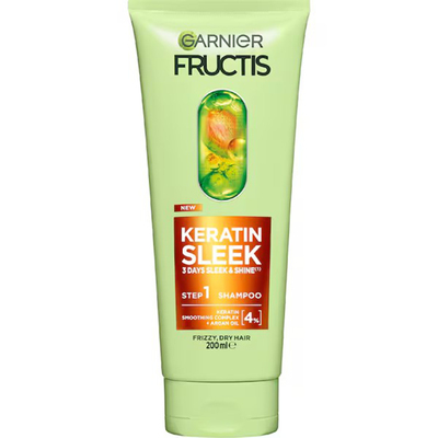 Garnier Fructis Keratin Sleek Shampoo 200mL 洗发水 澳洲代购