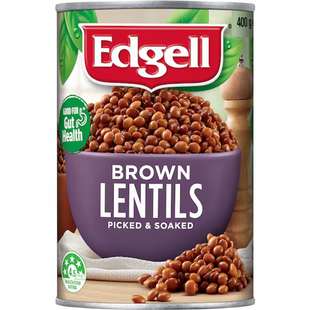 Edgell Brown Lentils 400g 棕色扁豆食品罐头澳洲代购意大利生产