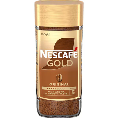 Nescafe Gold Original Soluble Instant Coffee Jar速溶咖啡100g
