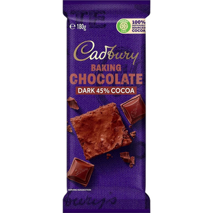 Cadbury Baking Dark Chocolate Block烘焙巧克力 黑巧 澳洲 180g