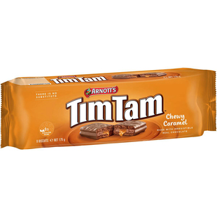 175g Tam Biscuits Tim Choc Arnott Caramel 巧克力饼干 Chewy