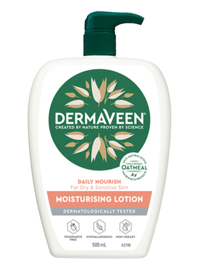 DermaVeen Moisturising Lotion 500mL 润肤乳 澳洲代购