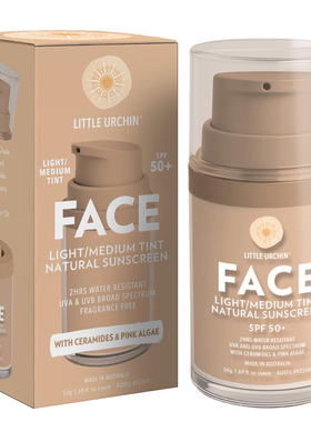 Little Urchin SPF50 Face Natural Sunscreen Light Tint防晒50g