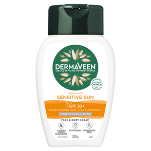 DermaVeen Sensitive Sun SPF 50+ Face & Body Cream 250mL 防晒