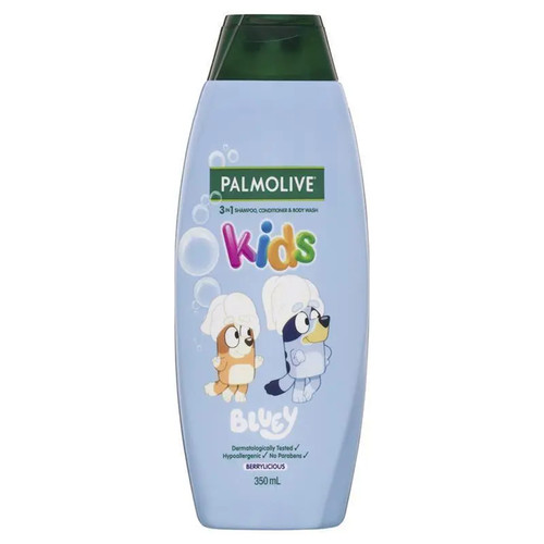 Palmolive 3 in 1 Kids Bluey Shampoo Conditioner & Body Wash