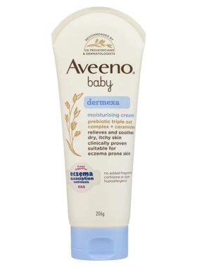 Aveeno Baby Dermexa Fragrance Free Moisturising Cream 206g