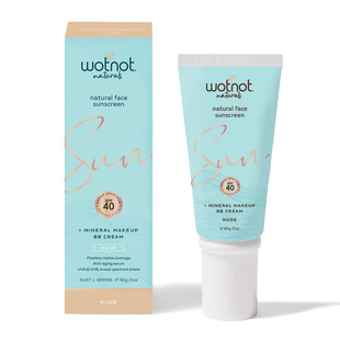 Cream Sunscreen WotNot Nude防晒霜60g Face SPF Natural