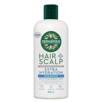 DermaVeen Hair + Scalp Extra Hydration Shampoo 500mL 洗发水