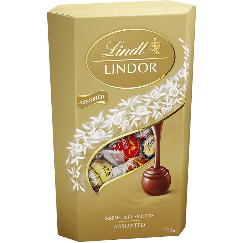 Lindt Lindor Assorted Chocolate Box 333g瑞士莲混合巧克力盒装