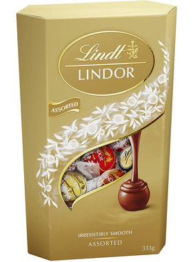 Lindt Lindor Assorted Chocolate Box 333g瑞士莲混合巧克力盒装