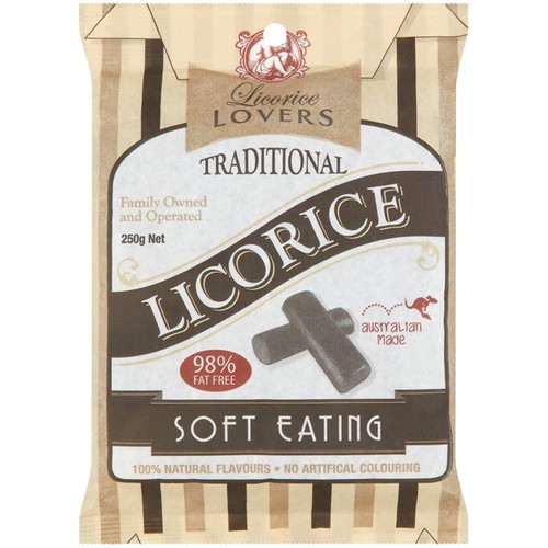 澳洲发货licorice甘草味糖果250g