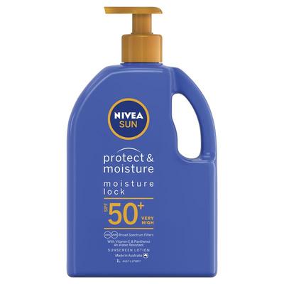 Nivea Sun Protect&Moisture Lotion SPF50+1L保湿防晒妮维雅澳洲