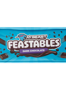 Mr Beast Feastables Dark Chocolate Bar 60g 黑巧克力 澳洲代购
