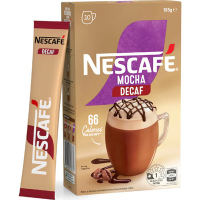 Nescafe Mocha Decaf 雀巢无咖啡因速溶咖啡摩卡165g澳洲代购