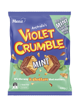 Violet Crumble Mint Bag 130g 薄荷巧克力 澳洲代购