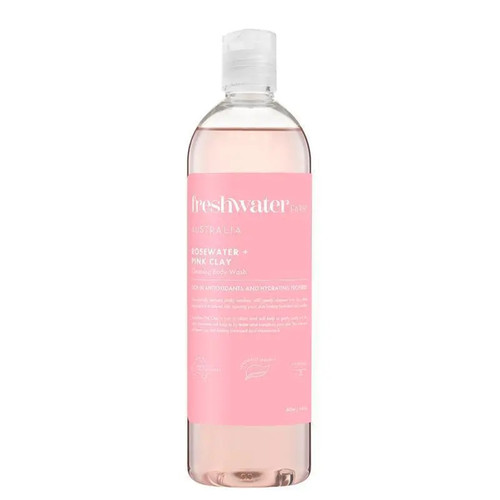 Freshwater Farm Rosewater + Pink Clay Body Wash 500ml 沐浴露