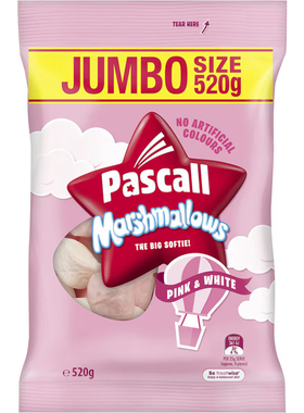 Pascall Marshmallows Pink & White 520g棉花糖粉色白色澳洲代购