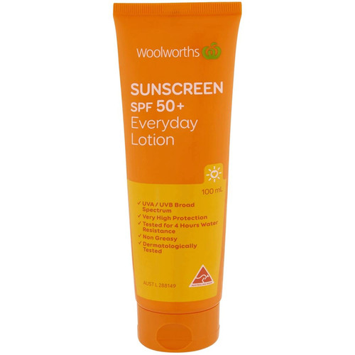 WoolworthsSpf50+100ml防晒霜