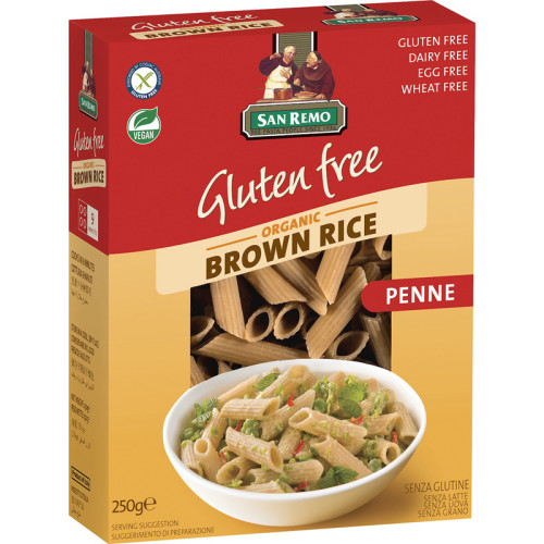 San Remo Gluten Free Brown Rice Penne 250g棕色米意大利面辅食
