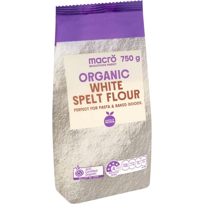 Macro Organic Flour White Spelt 750g 有机白面粉 澳洲代购