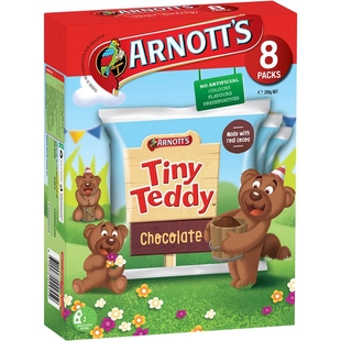 澳洲发货 Arnott's Tiny Teddy Biscuits Chocolate 泰迪饼干200g