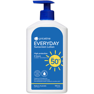Priceline Everyday Sunscreen Lotion SPF50+ 500 ml 日用防晒乳