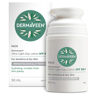 DermaVeen Ultra Light Day Lotion SPF 50+ 50mL 防晒霜澳洲代购