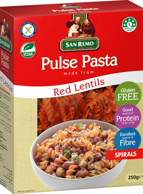 San Remo Red lentils红扁豆意面无麸质意大利面宝宝辅食澳洲代购