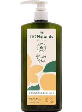 OC Naturals Vanilla Shea Moisturising Body Wash 725ml 沐浴露