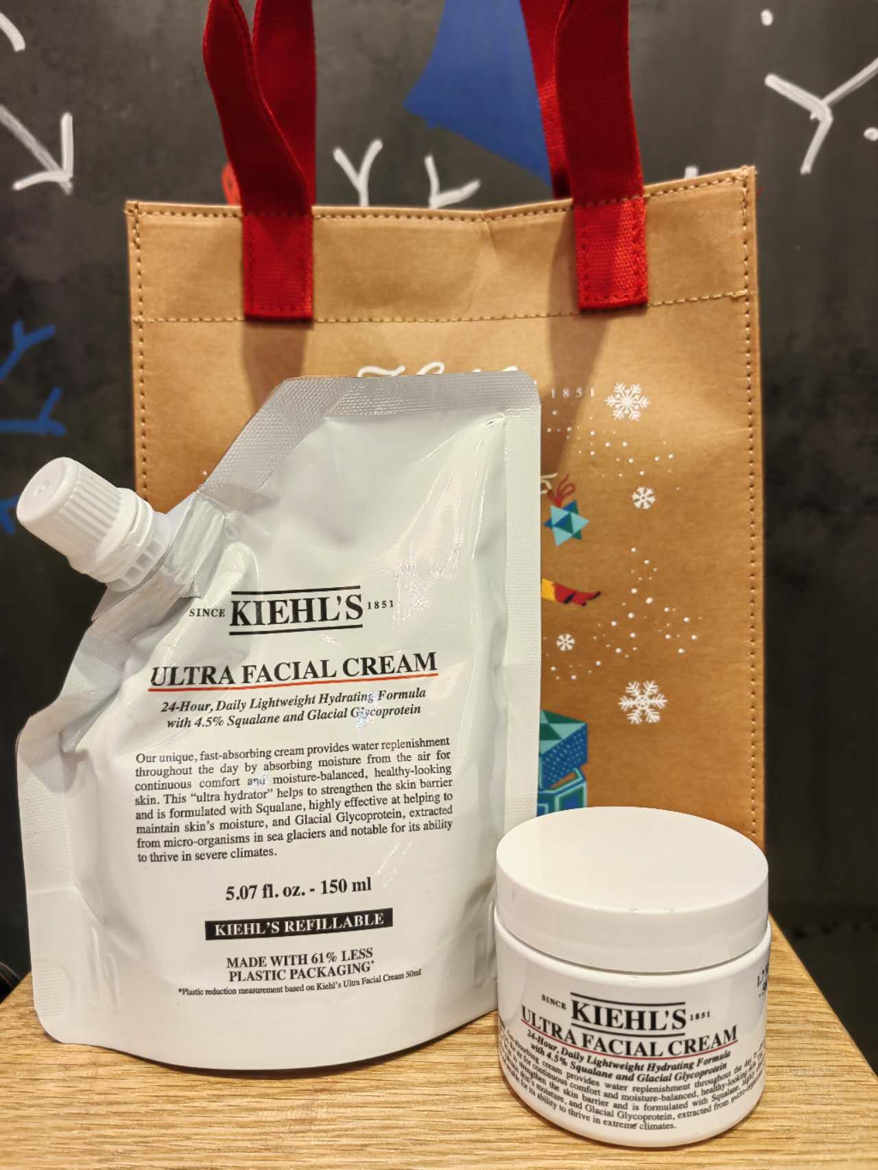 【现货包邮】科颜氏Kiehl's契尔氏高保湿面霜替换装refill 150ml