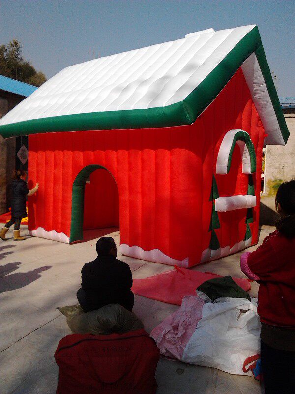 5米充气房子卡通气模帐篷  充气行走固定卡通拱门彩虹门气模婚庆