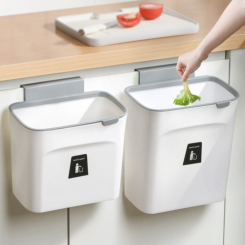 厨房垃圾桶壁挂式厨余纸篓