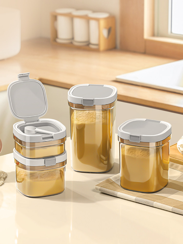 奶粉储存罐奶粉罐防潮密封罐便携外出便携奶粉盒分装盒婴儿米粉盒,厨房/烹饪用具,密封罐,淘宝优惠券,粉丝福利购,淘宝优惠卷