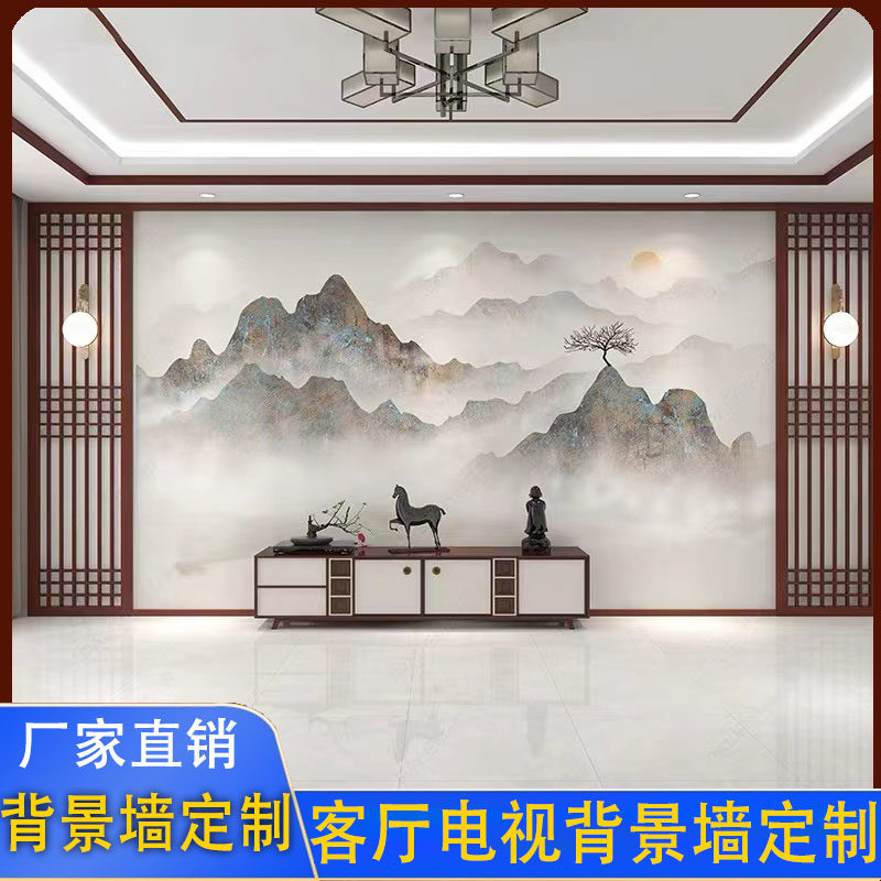 东阳木雕中式电视背景墙屏风玄关实木花格隔断吊顶仿古门窗镂空