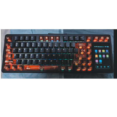 适用于狼蛛L99无线三模客制化机械键盘钢化膜防爆膜护眼膜屏幕保护膜软膜防刮高清膜