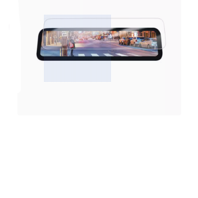 适用海康威视m1后视镜9英寸屏幕贴膜保护膜软膜高清膜防刮膜