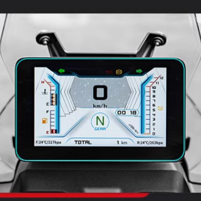 适用24款钱江骁600仪表钢化膜防爆膜护眼膜屏幕保护膜软膜防刮高清膜