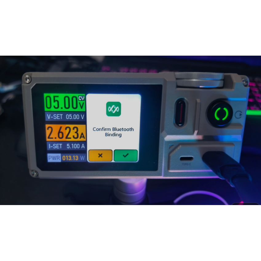 适用ISDT艾斯特MP305系列可调线性直流稳压电源钢化膜防爆膜护眼膜屏幕保护膜软膜防刮高清膜 - 实物图
