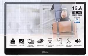 适用微星PRO MP161 E2 便携显示器15.6寸屏幕贴膜保护膜高清膜屏幕膜软膜防指纹防刮磨沙膜