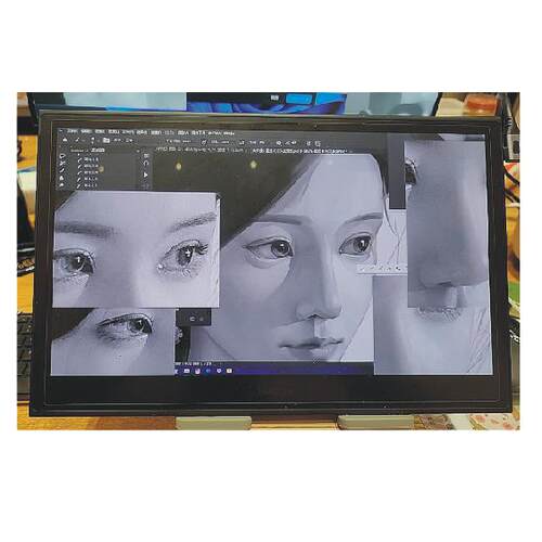 适用新帝Wacom DTH135 13.3英寸数位屏屏幕贴膜保护膜高清膜屏幕膜软膜防指纹防刮磨沙膜