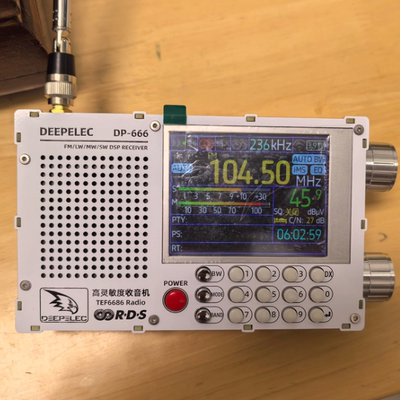 适用于TEF DP-6686DSP收音机TEP DP-666钢化膜防爆膜护眼膜屏幕保护膜软膜防刮高清膜