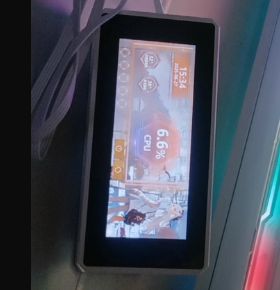 适用于GCXZ 3.39寸副屏电脑机箱钢化膜防爆膜护眼膜屏幕保护膜软膜防刮高清膜