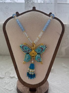 珠链国风项链流苏吊坠旗袍汉服新中式配饰温婉汉服旗袍氛围感配饰