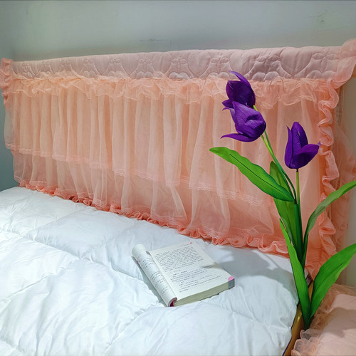 公主蕾丝床头罩保护罩夹棉防磕碰