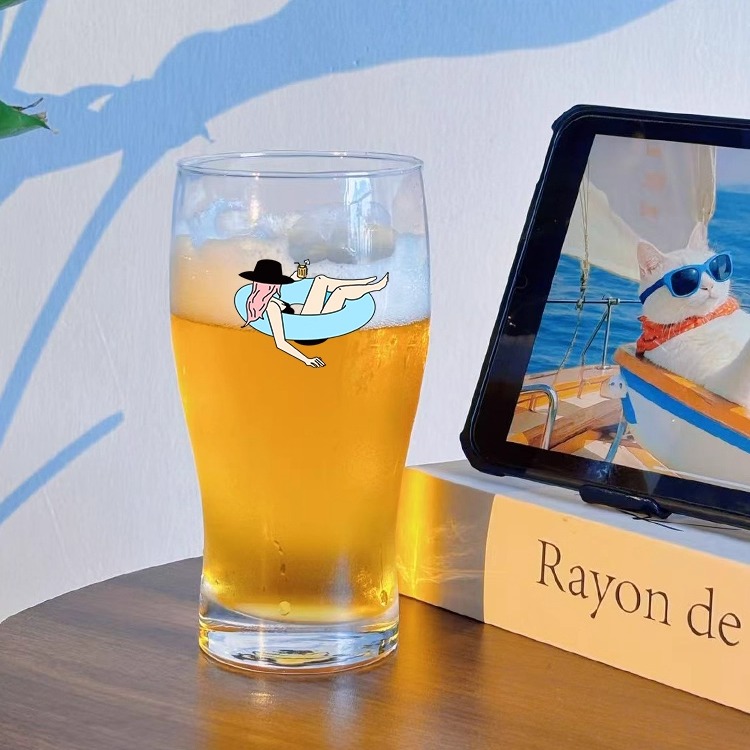 【酒海里沉浮】原创玻璃酒杯创意精酿啤酒杯家用水杯调酒杯咖啡杯