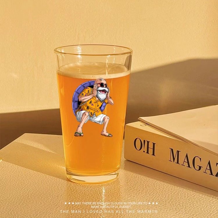 【到点喝酒啦】龟仙人创意玻璃酒杯七龙珠啤酒杯精酿扎啤杯冷饮杯