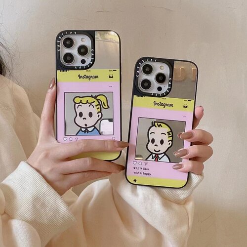 CASETi联名SayCheese原田治春天气息15Promax适用iPhone14壳苹果13可爱卡通12情侣男女防摔11保护套xs/8p个性