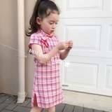 Детское летнее ципао, 2019, китайский стиль, семейный стиль